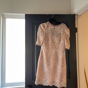 Pretty pink lace dress